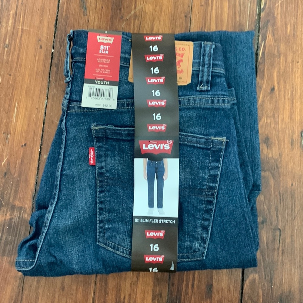Levi’s Men’s/Boy’s 511 Slim Flex Stretch Jean - 16Reg(28/30)